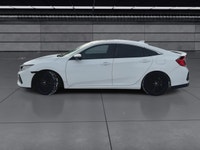 The 2020 Honda Civic Si Sedan in white offers a dynamic driving experience with its FWD drivetrain a... (image 4)