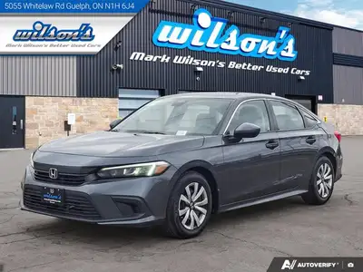 Come see this certified 2022 Honda Civic Sedan LX | Adaptive Cruise | Heated Seats | CarPlay + Andro...
