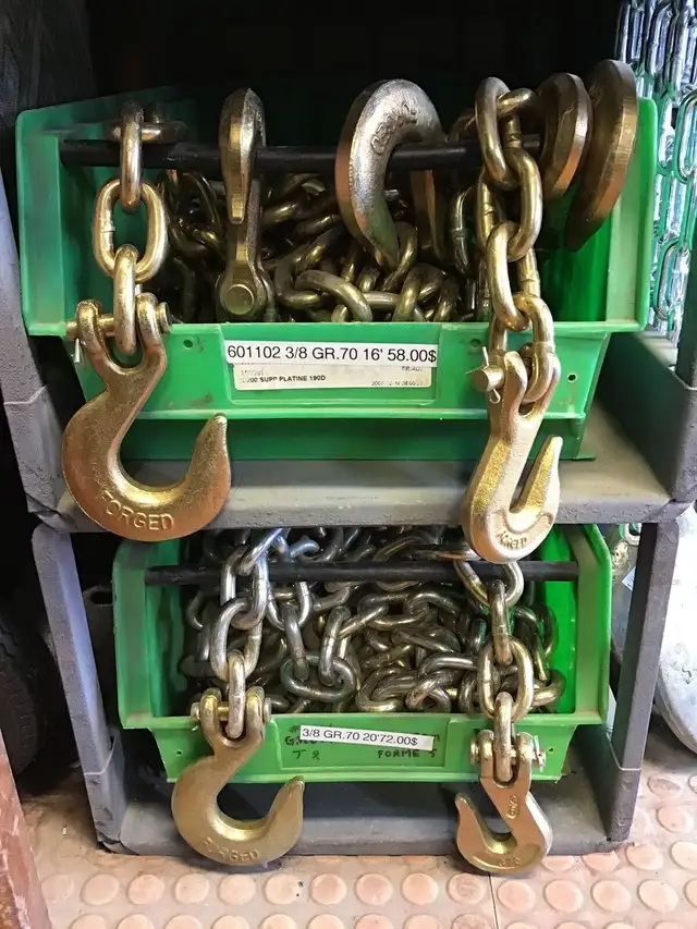 Chaîne en acier galvanisée (5/0 lock) neuve in Other in Drummondville - Image 9