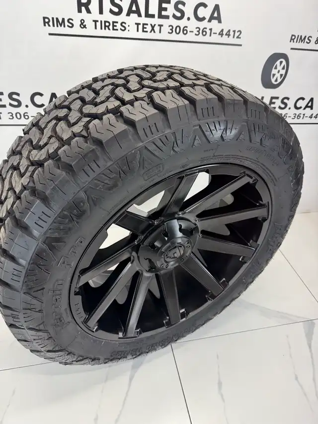 LT AMP tires Fuel Contra Rims 20 inch 6x135/139 - MULTIPLE SIZES in Tires & Rims in Kelowna - Image 4