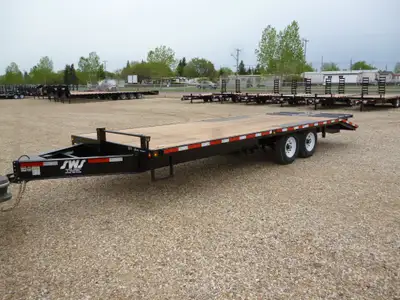 Trailers located in Westlock, AB NEW 2025 SWS 24' Deck Over the Wheel Trailer Tandem Axle 20' Deck P...