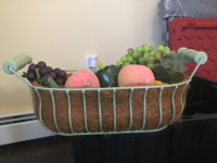 Fake fruit basket