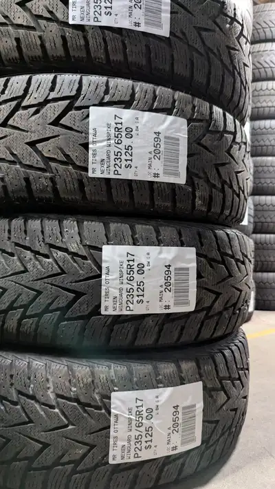 SET OF 4X P235/65R17 235/65/17 NEXEN WINGUARD WINSPIKE TAG # 20594 ** Please read details below ** M...