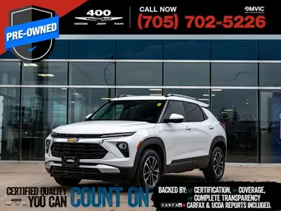 Welcome to 400 Chrysler Dodge Jeep Ram. The 2024 Chevrolet Trailblazer LT is a stylish and versatile...
