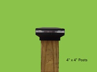 Solar Post Cap Light for 6" x 6", 4" x 4" and 3" x 3" Posts Oakville / Halton Region Toronto (GTA) Preview
