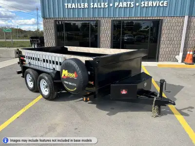 Miska 5 Ton Scissor Lift MD Dump Trailer - starting at just $7,895.00 Finance from $200.00/month OAC...