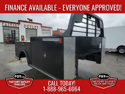NEW 11ft4in x 94in TM Deluxe Tradesmen Body from CM Truck Beds - 11ft4in Long x 94in Wide - 84in Cab...