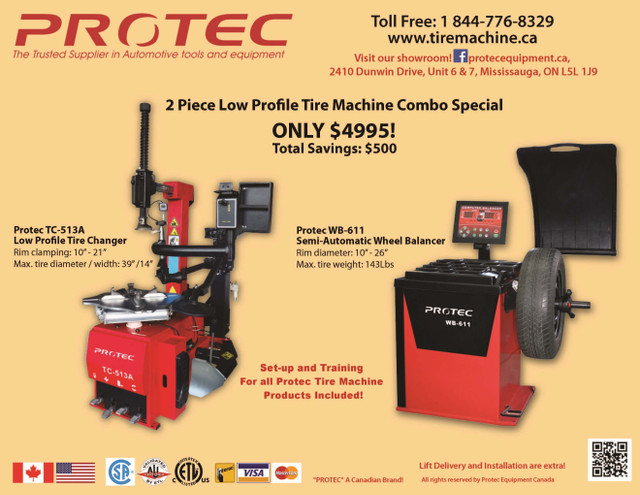 Low profile/run flat tire changer & tire balancer combo special in Tires & Rims in Mississauga / Peel Region - Image 3