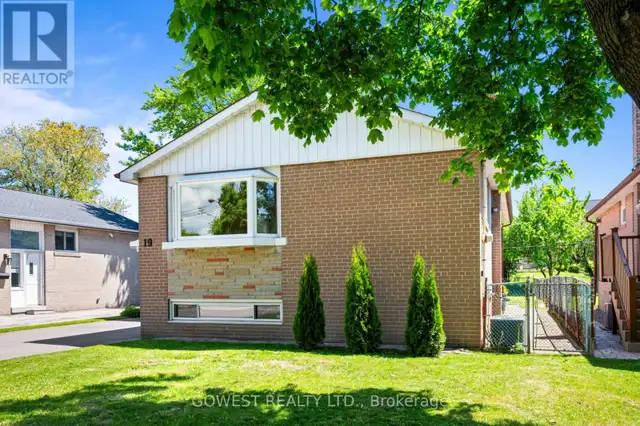 19 WELLESWORTH DRIVE Toronto (Eringate-Centennial-West Deane), O628666625724181222