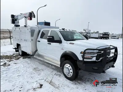 Countryside Fleet NEW - 2026 Dodge 5500 CrewCab 4x4 Service Truck + 6.7L Cummins Diesel + 4x4 W/ Aut...