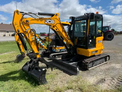 2024 JCB 35Z-1 MINI EXCAVATOR STOCK #A052481 24.7 HP 7840 POUNDS OPERATING WEIGHT ZERO TAIL SWING CA...