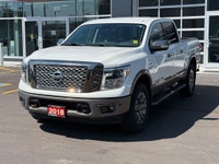 2018 Nissan Titan Platinum ONE OWNER l LOW KM l FULL SERVICE Pearl White 5.6L V8 DOHC 4WD 7-Speed Au... (image 2)