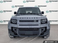The 2023 Land Rover Defender 110 X-Dynamic SE AWD in stunning gray with an all-wheel-drive capabilit... (image 1)