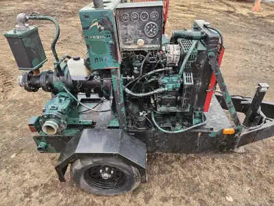 Magnum / Pioneer 4 inch water pump Engine: John Deere Pump: 4 inch Pioneer Hours: 3916 Self Prime Ma...