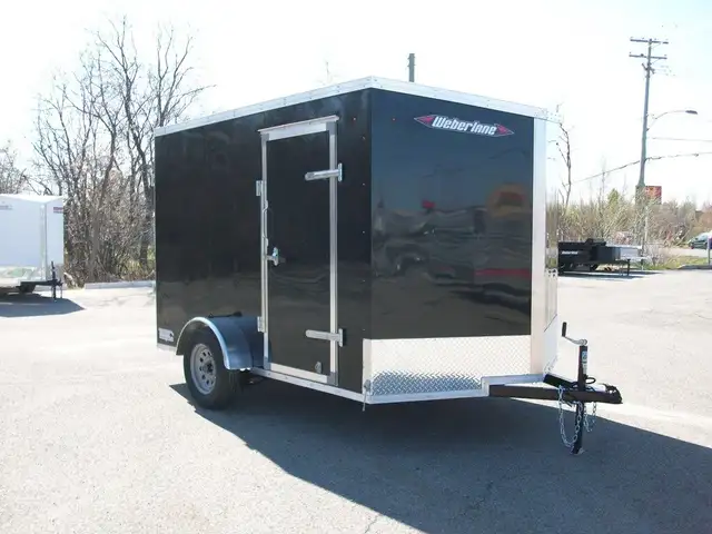 2025 Weberlane VTT 7' X 10' V-NOSE 1 ESSIEUX 78in.HT. RAMPE VTT  in Cargo & Utility Trailers in Laval / North Shore - Image 2