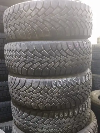 set of 4 snow tires 205/55/16 Goodyear installation is ectra ___________________ We offer a large se...