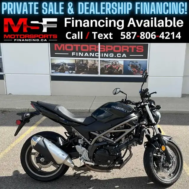 2023 SUZUKI SV 650 (FINANCING AVAILABLE) in Sport Bikes in Strathcona County - Image 2