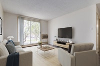 Amenities: Air Conditioning • Keyless Entry • Affordable Parking Suite & Building: Spacious one-bedr... (image 8)