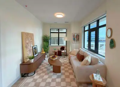 Eau Claire Residences 1 Bed + 1 Bath https://www.rentfaster.ca/properties/521-3-avenue-southwest-cal...