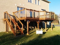 3/4" Galvanized and Power Coated Black Round Baluster for Deck R Oakville / Halton Region Toronto (GTA) Preview