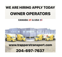OWNER OPERATORS CANADA ONLY WANTED