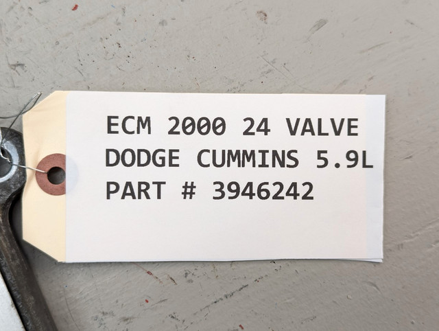 Computer ECM ECU 2000 24 Valve Dodge Ram Cummins Diesel 3946242 in Engine & Engine Parts in Norfolk County - Image 4