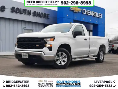 Recent Arrival! Summit White 2024 Chevrolet Silverado 1500 WT For Sale, Bridgewater RWD 10-Speed Aut...