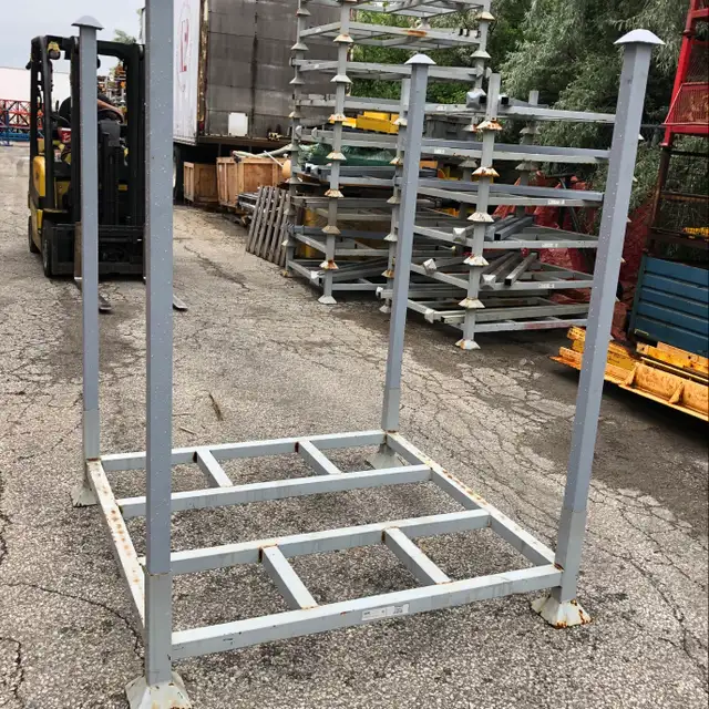 Used stacking steel crates  4’ x 4’ x 5’ tall - 2500 lb capacity in Other Business & Industrial in Mississauga / Peel Region - Image 6
