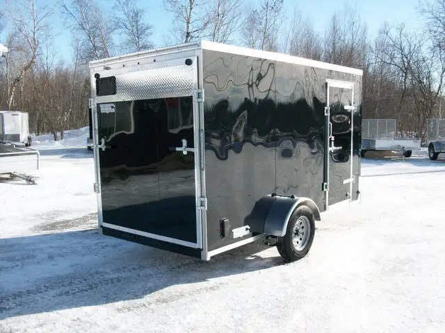 2025 Weberlane 6' X 12' 1 ESSIEUX RAMPE V-NOSE VTT MOTO TRACTEUR in Cargo & Utility Trailers in Laval / North Shore - Image 5