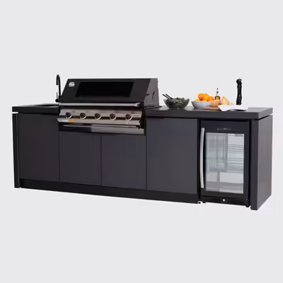 NEW BLACK STAINLESS STEEL OUTDOOR KITCHEN ISLAND 1119705 SALE $4795.00 The 5 Burner Outdoor Kitchen...