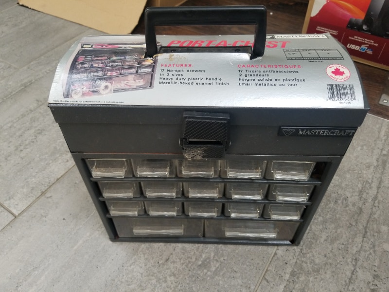 Mastercraft Portachest Portable Storage Tool Box Chest Tool Storage