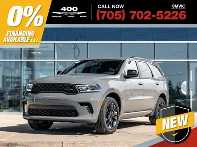 Welcome to 400 Chrysler Dodge Jeep Ram. The 2026 Dodge Durango is a brand new three row SUV that ble...