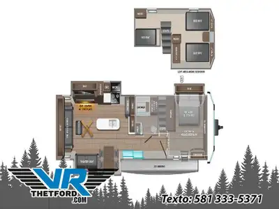 VR Thetford 2025 JAYCO Jay Flight Bungalow 40DLFT Contactez nos conseillers par téléphone courriel o...