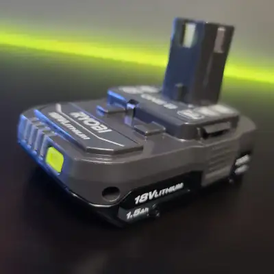 Ryobi One+ 18v 1.5ah Compact Battery with Fuel Gauge (Brand New), View more