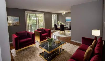 Suite Amenities Fridge Stove Microwave Open-concept Pet Friendly Utilities Included Laminate Utiliti...