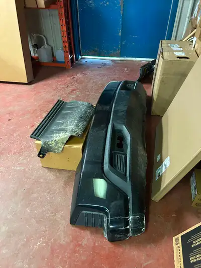 Good shape. Selling because I installed an aftermarket bumper.