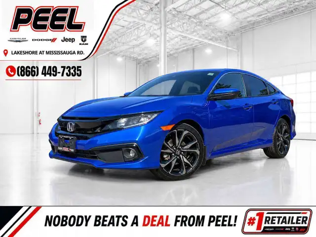2020 Honda Civic Sport Sedan | Sunroof | SafetyTech | CarPlay | 