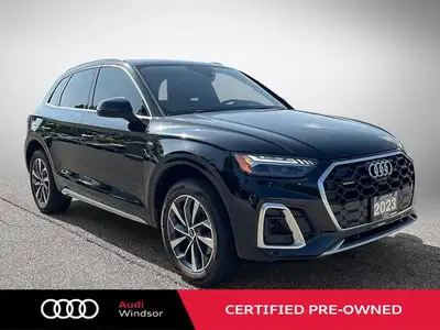 This Audi Q5 boasts a Intercooled Turbo Gas/Electric I-4 2.0 L/121 engine powering this Automatic tr...