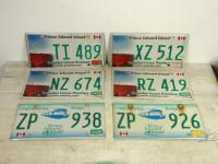 Retired Prince Edward Island License Plates PEI Licence Canada