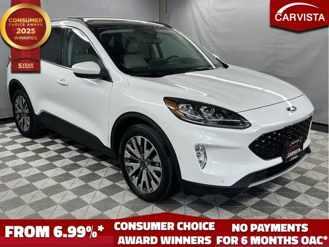 2021 Ford Escape Titanium Hybrid AWD - FACTORY WARRANTY/NO ACCID in Cars & Trucks in Winnipeg - Image 2