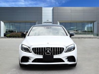 Finished in White with a Black interior, this used 2022 Mercedes-Benz C 43 AMG 4matic Coupe blends e... (image 3)