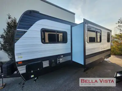 Keystone Hideout Sport travel trailer 224ML highlights: Large Slide Out Full Bath Kitchen Pantry 16'...