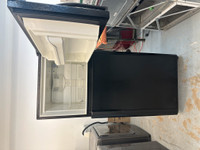 2120-Réfrigérateur Kenmore noir congélateur en haut top freezer