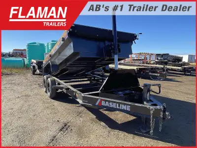 Black Friday Sale - $500 Off!! 2025 DIAMOND C BASELINE 14' HD DUMP TRAILER Color: Carbon Metallic Gr...