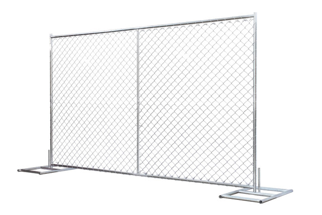 NEW 6 FT X 12 FT CONSTRUCTION CHAIN LINK FENCE 921440 in Decks & Fences in Calgary - Image 2