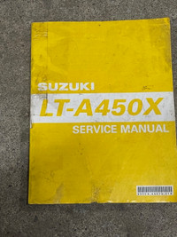 Sm207 LT-A450X Service Manual 99500-44070-01E