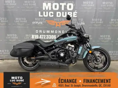 Kawasaki Vulcan S 650 Cafe 2020 61 663 KM FREINS ABS PARE-BRISE PHARES-AUXILIAIRES ENSEMBLE DE VALIS...