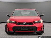 The 2025 Honda Civic Sedan Hybrid Sport eCVT is a standout choice with its vibrant red exterior and... (image 1)