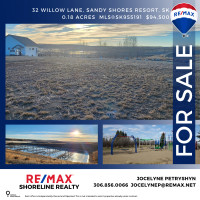 Lake Lot, Land for Sale! 32 Willow Lane, Sandy Shores Resort, SK