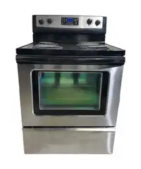 Whirlpool Stove stainless self clean 30″ YRF263LXTS Used